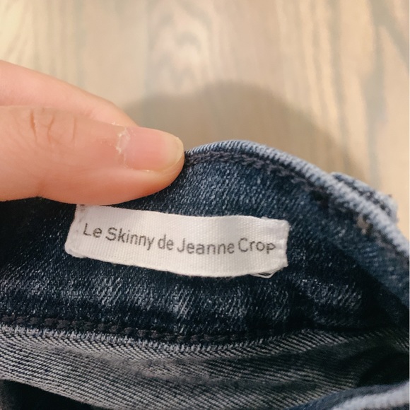 Frame le skinny de Jeanne crop indigo denim - Picture 8 of 11